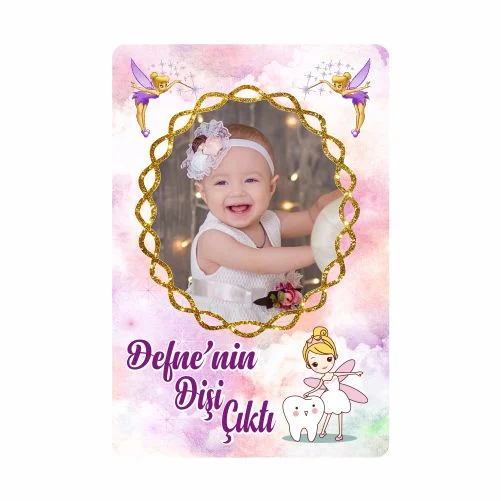 Diş Buğdayı Temalı Doğum Günü Magneti